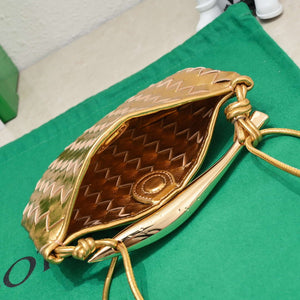 Bottega Veneta BV 744267 Mini Sardine Cross-body bag realised with Intrecciato Gold - Default Title - View 7