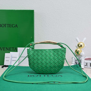 Bottega Veneta BV 744267 Mini Sardine Cross-body bag realised with Intrecciato Green - Default Title - View 1