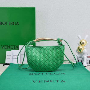 Bottega Veneta BV 744267 Mini Sardine Cross-body bag realised with Intrecciato Green - Default Title - View 2