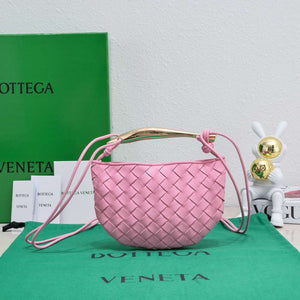Bottega Veneta BV 744267 Mini Sardine Cross-body bag realised with Intrecciato Pink - Default Title - View 1