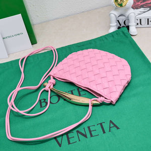 Bottega Veneta BV 744267 Mini Sardine Cross-body bag realised with Intrecciato Pink - Default Title - View 5