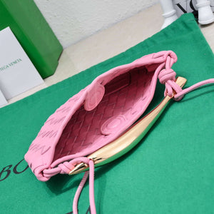 Bottega Veneta BV 744267 Mini Sardine Cross-body bag realised with Intrecciato Pink - Default Title - View 7