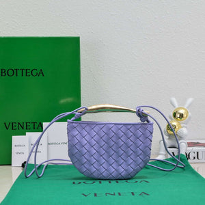 Bottega Veneta BV 744267 Mini Sardine Cross-body bag realised with Intrecciato Purple - Default Title - View 2