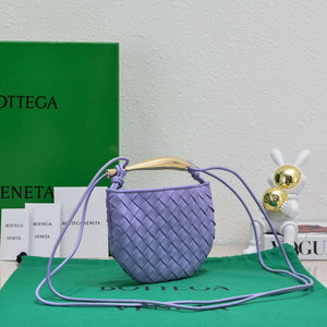 Bottega Veneta BV 744267 Mini Sardine Cross-body bag realised with Intrecciato Purple - Default Title - View 3