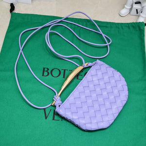 Bottega Veneta BV 744267 Mini Sardine Cross-body bag realised with Intrecciato Purple - Default Title - View 4