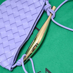 Bottega Veneta BV 744267 Mini Sardine Cross-body bag realised with Intrecciato Purple - Default Title - View 6