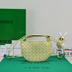 Bottega Veneta BV 744267 Mini Sardine Cross-body bag realised with Intrecciato Yellow - Default Title - View 2