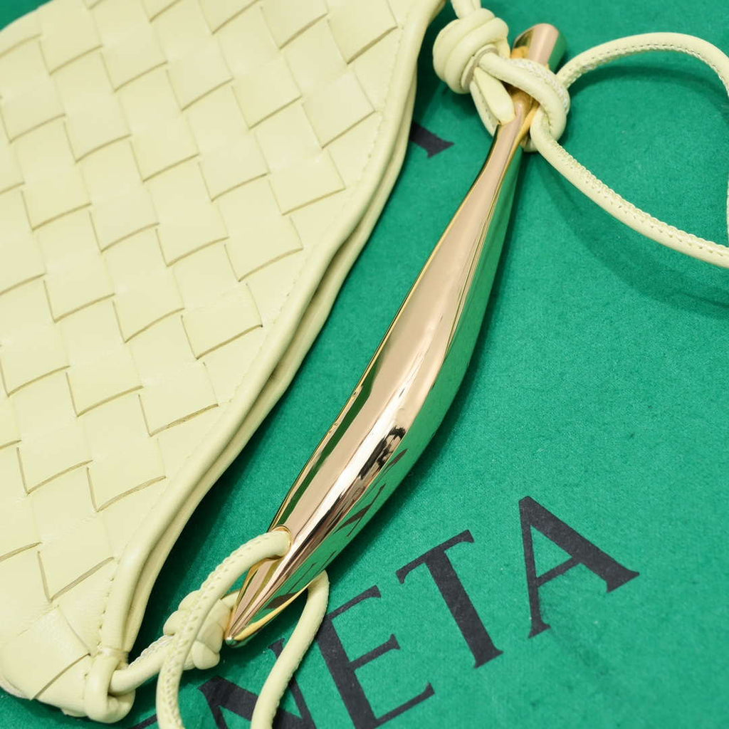 Bottega Veneta BV 744267 Mini Sardine Cross-body bag realised with Intrecciato Yellow