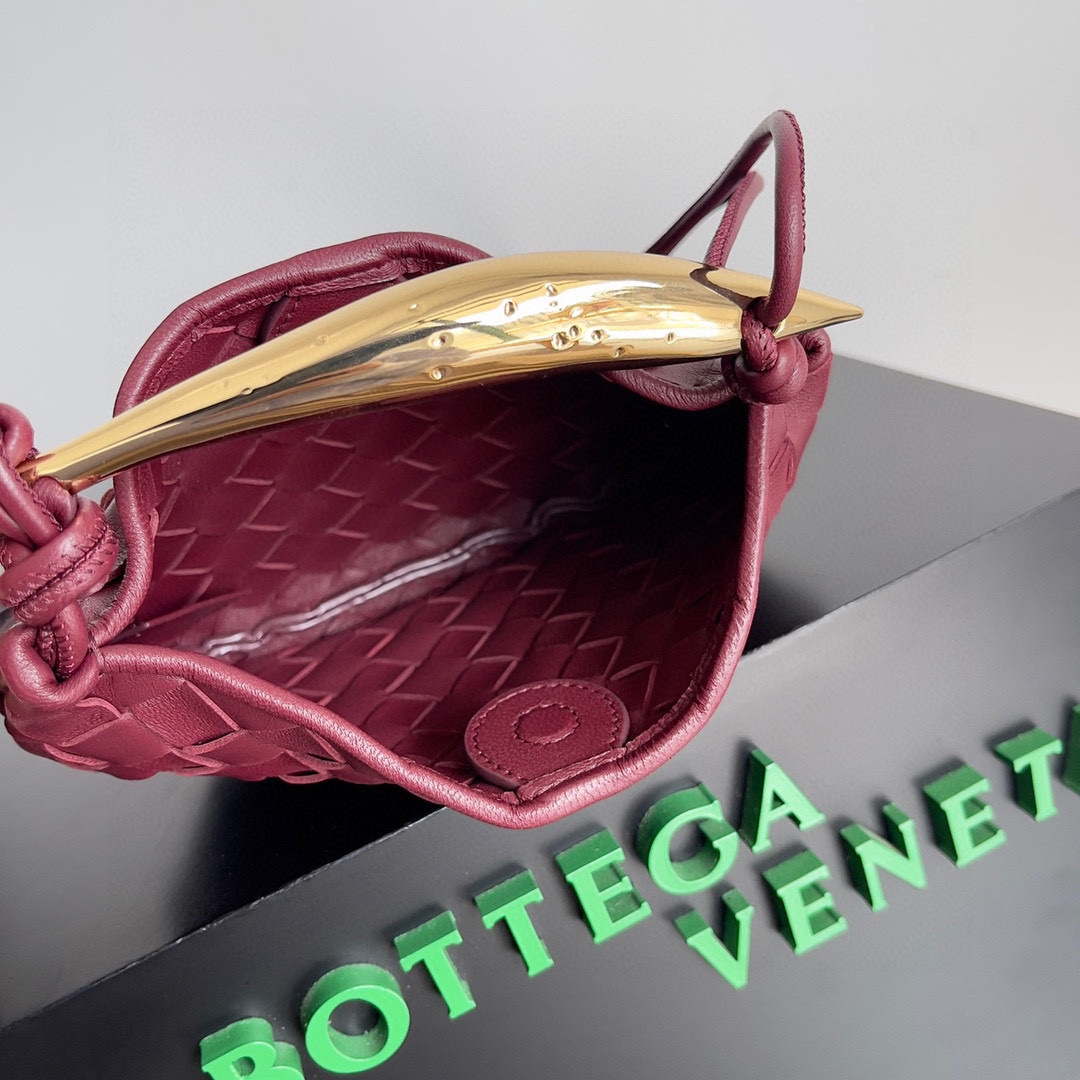 Bottega Veneta BV 744267 Mini Sardine Wine Red - Default Title - View 6