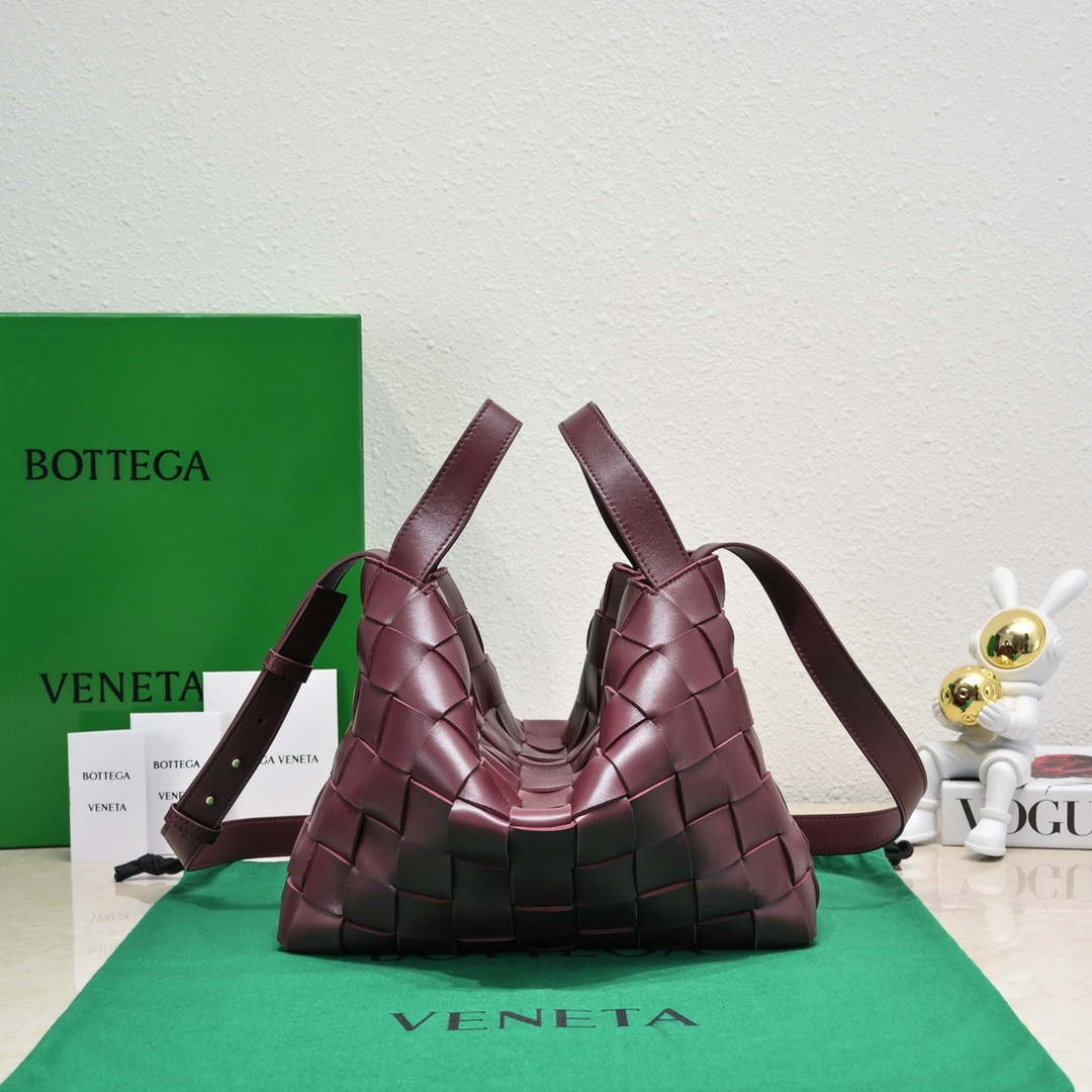 Bottega Veneta BV 7466 Bowling bag Wine Red - Default Title - View 1