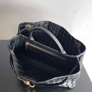 Bottega Veneta BV 754990 Small East/West Andiamo Black - Default Title - View 8