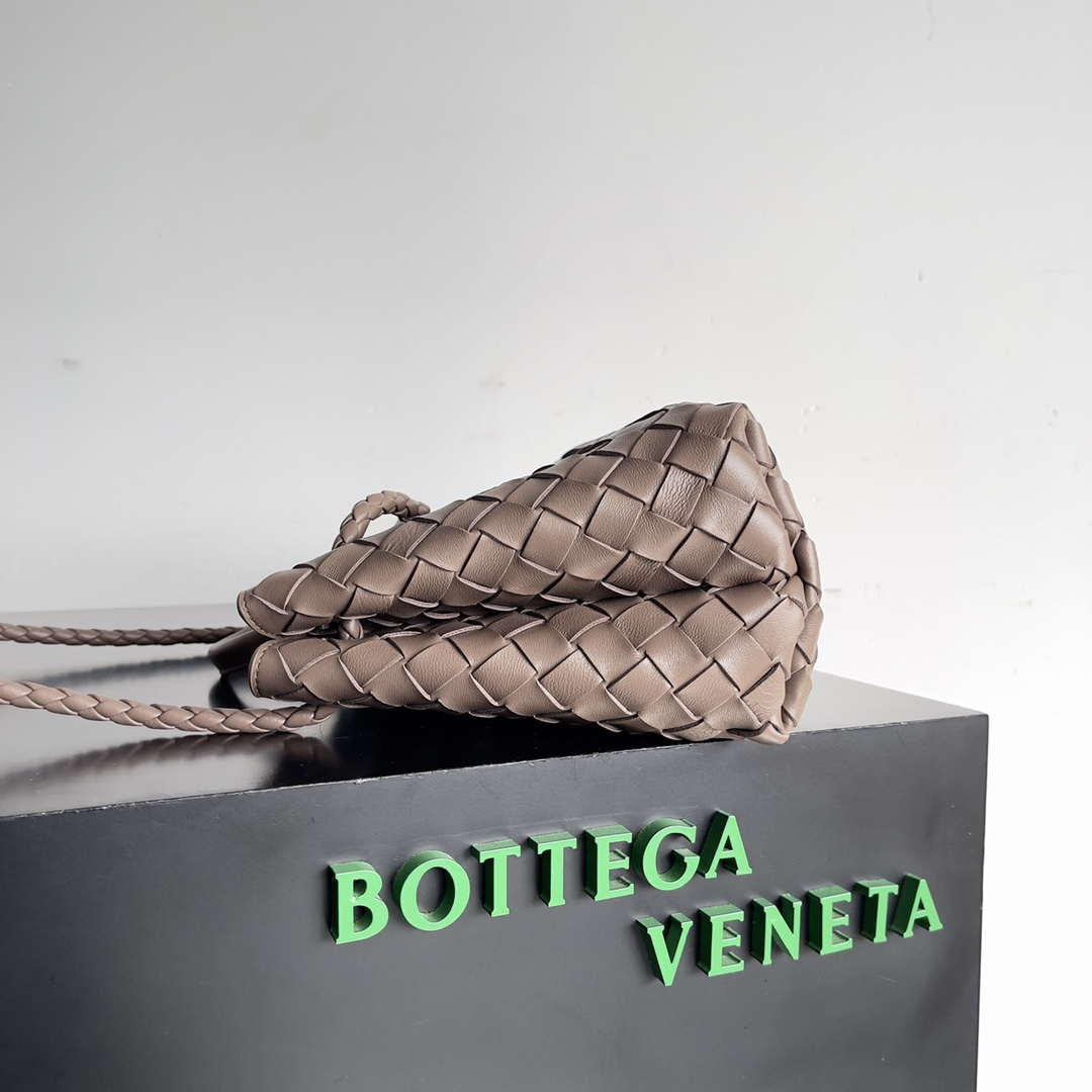 Bottega Veneta BV 754990 Small East/West Andiamo Brown - Default Title - View 2