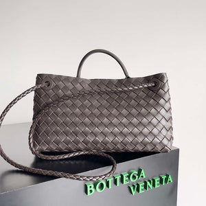 Bottega Veneta BV 754990 Small East/West Andiamo Dark Brown - Default Title - View 4