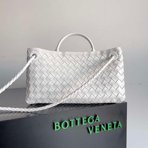 Bottega Veneta BV 754990 Small East/West Andiamo White - Default Title - View 7