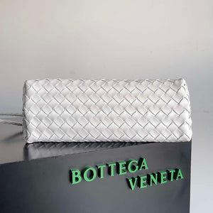 Bottega Veneta BV 754990 Small East/West Andiamo White - Default Title - View 8