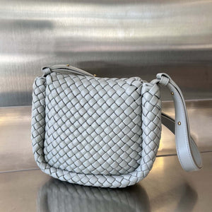 Bottega Veneta BV 762711 Mini Cobble Shoulder Bag Grey - Default Title - View 2