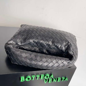 Bottega Veneta BV 763966 Small Hop oyster Bag Black - Default Title - View 3