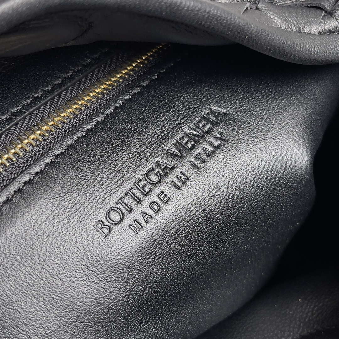 Bottega Veneta BV 763966 Small Hop oyster Bag Black - Default Title - View 8
