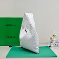 Bottega Veneta BV 763966 Small Hop oyster Bag White - Default Title - View 1