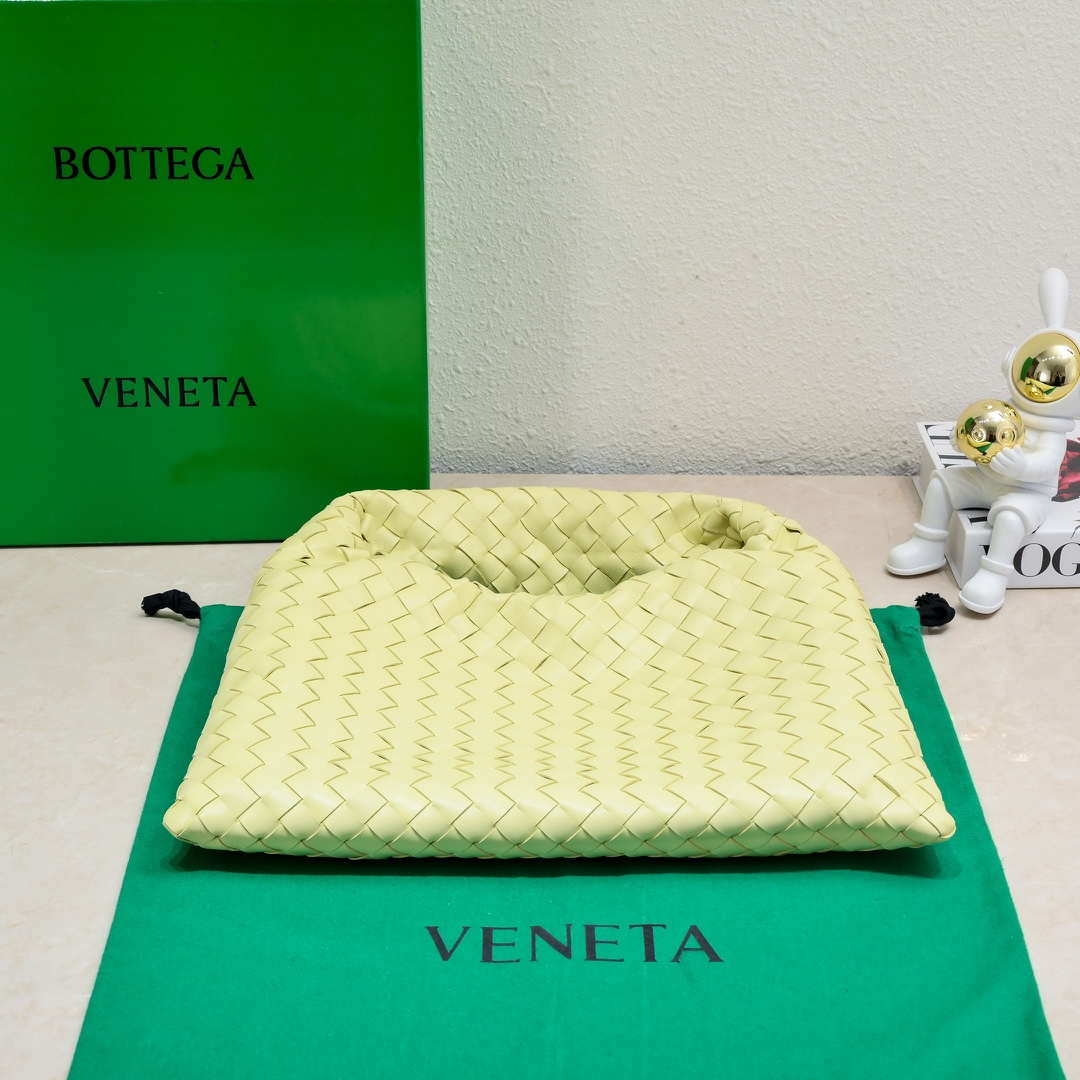 Bottega Veneta BV 763966 Small Hop oyster Bag Yellow - Default Title - View 5