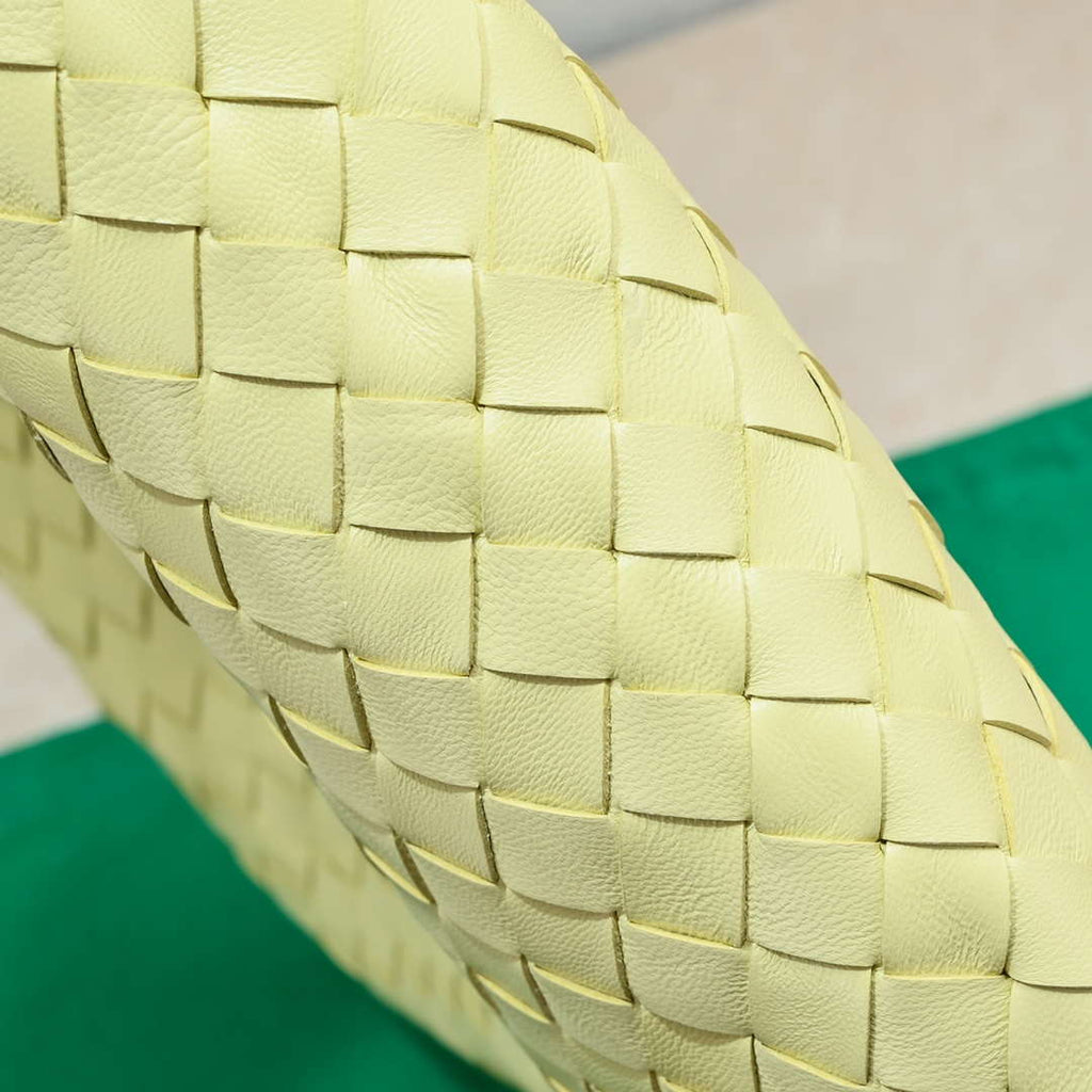 Bottega Veneta BV 763966 Small Hop oyster Bag Yellow