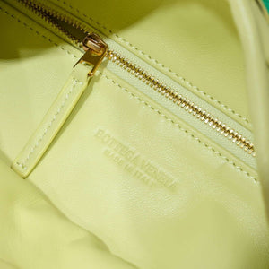 Bottega Veneta BV 763966 Small Hop oyster Bag Yellow - Default Title - View 9