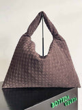 Bottega Veneta BV 763970 Large Hop Fondant Bag Brown Suede Leather