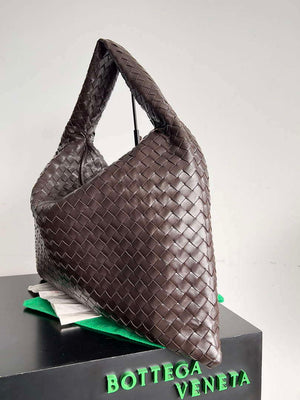 Bottega Veneta BV 763970 Large Hop Fondant Bag Dark Brown - Default Title - View 2