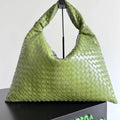 Bottega Veneta BV 763970 Large Hop Fondant Bag Green