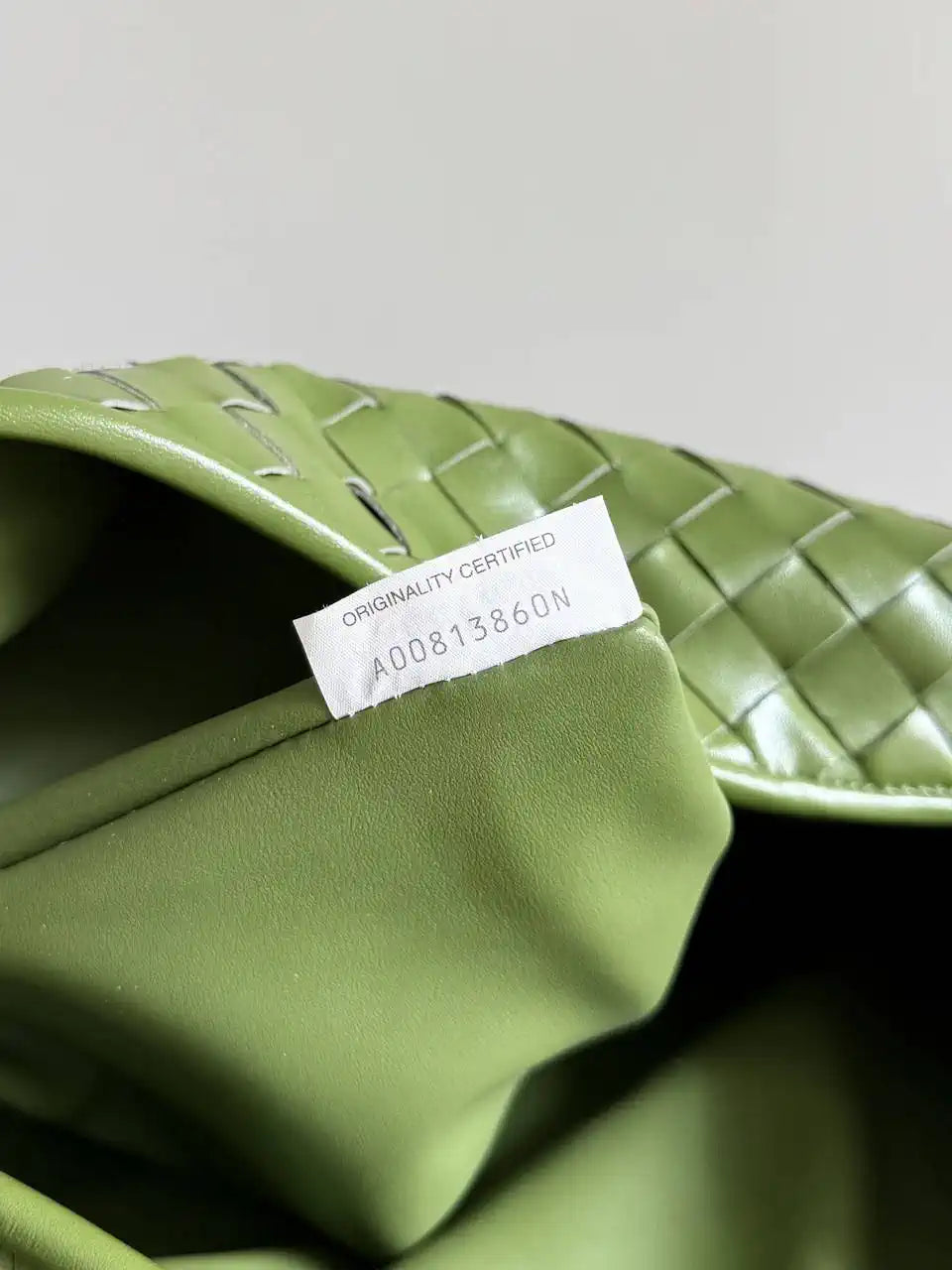 Bottega Veneta BV 763970 Large Hop Fondant Bag Green