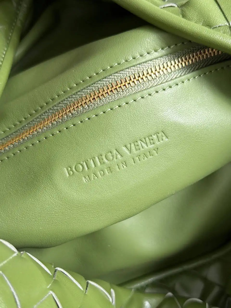 Bottega Veneta BV 763970 Large Hop Fondant Bag Green