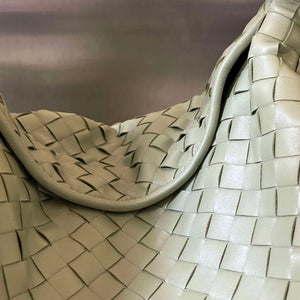 Bottega Veneta BV 763970 Large Hop Fondant Bag Green grass - Default Title - View 4
