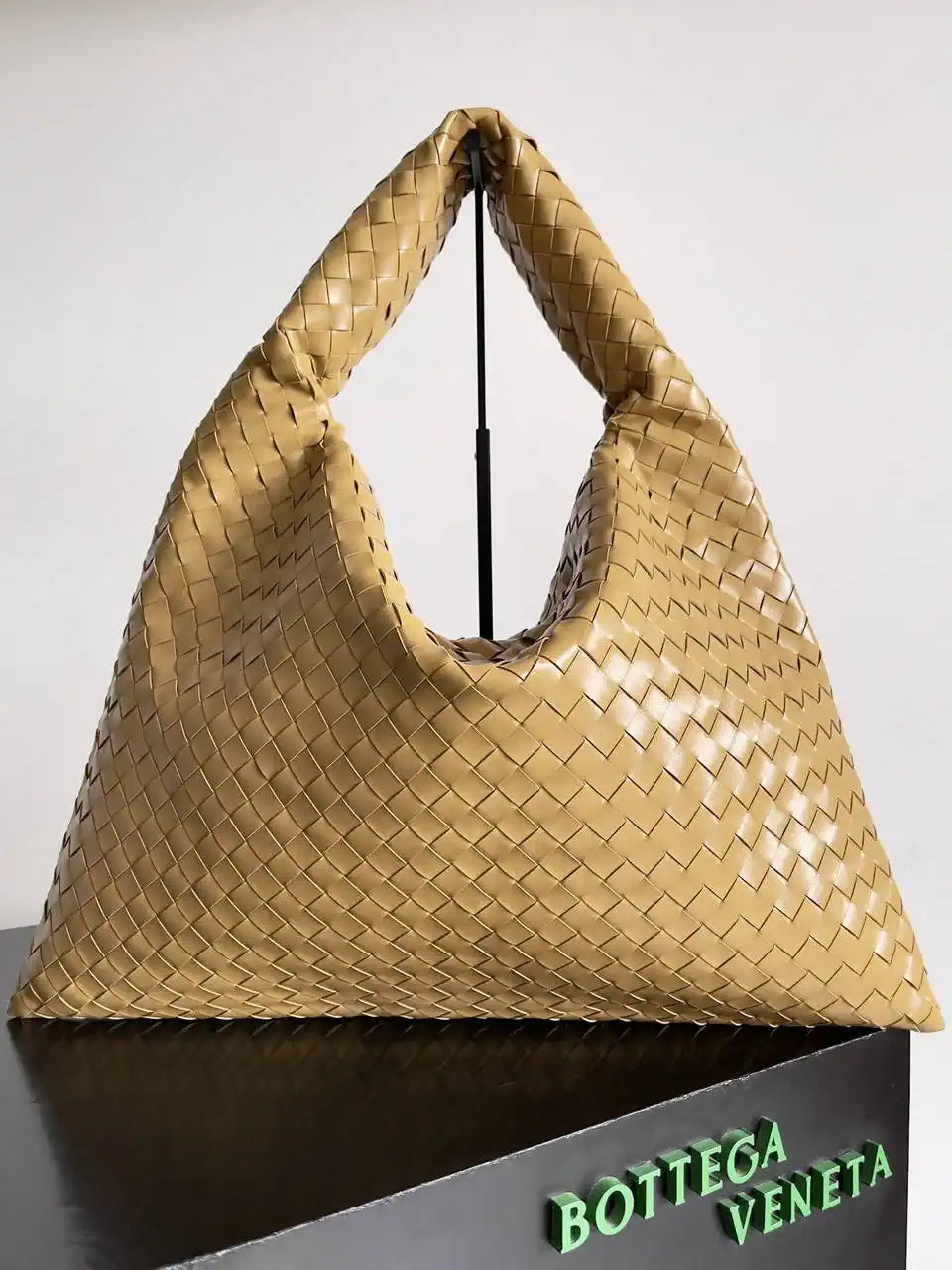 Bottega Veneta BV 763970 Large Hop Fondant Bag Lemon Yelllow
