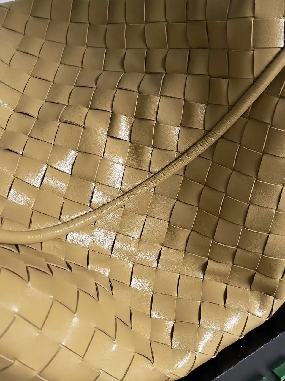 Bottega Veneta BV 763970 Large Hop Fondant Bag Lemon Yelllow