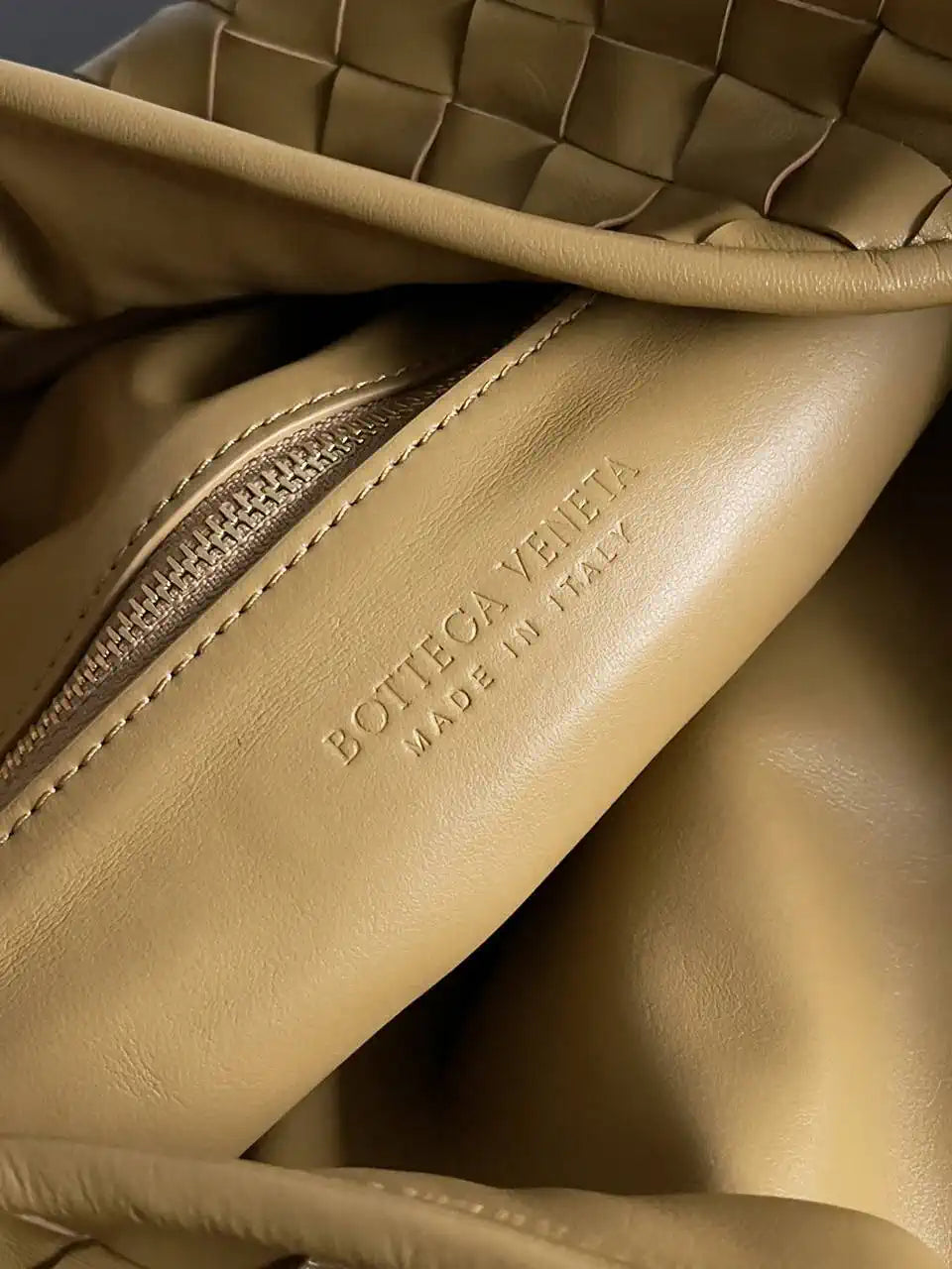 Bottega Veneta BV 763970 Large Hop Fondant Bag Lemon Yelllow
