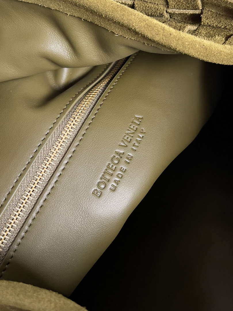 Bottega Veneta BV 763970 Large Hop Fondant Bag Lemon Yellow Suede Leather