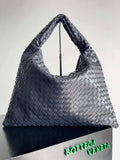 Bottega Veneta BV 763970 Large Hop Fondant Bag Navy Blue