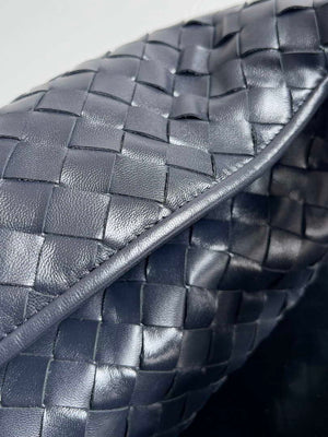 Bottega Veneta BV 763970 Large Hop Fondant Bag Navy Blue - Default Title - View 5