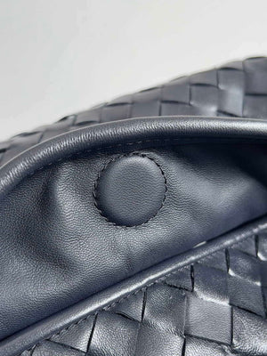 Bottega Veneta BV 763970 Large Hop Fondant Bag Navy Blue - Default Title - View 6