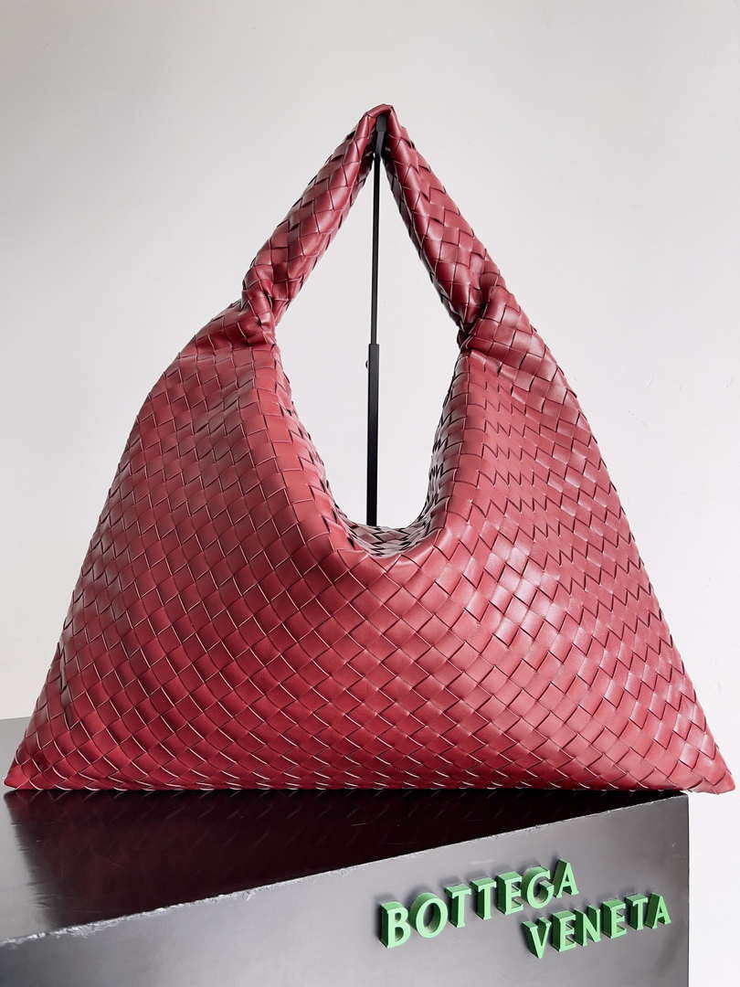 Bottega Veneta BV 763970 Large Hop Fondant Bag Red