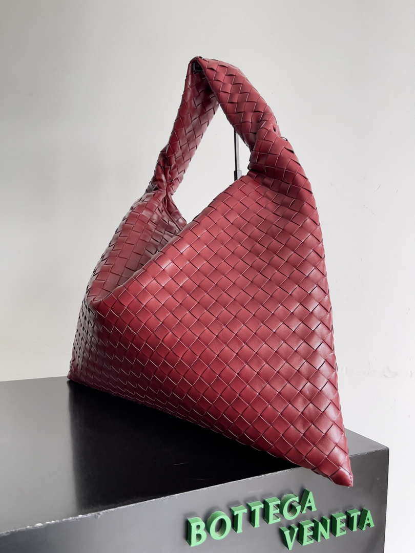 Bottega Veneta BV 763970 Large Hop Fondant Bag Red