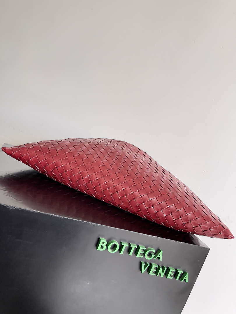 Bottega Veneta BV 763970 Large Hop Fondant Bag Red