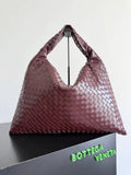Bottega Veneta BV 763970 Large Hop Fondant Bag Wine Red
