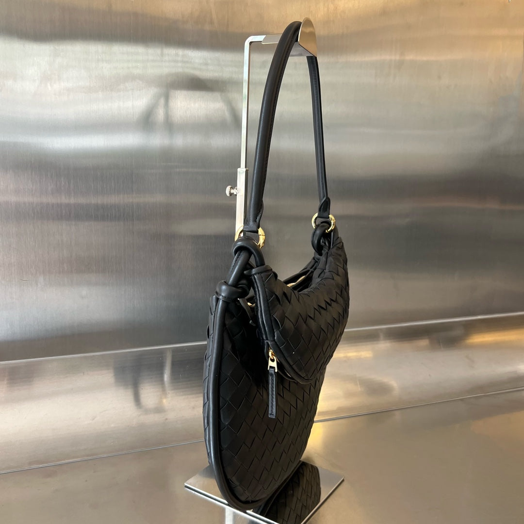Bottega Veneta BV 764281 Medium Gemelli Black