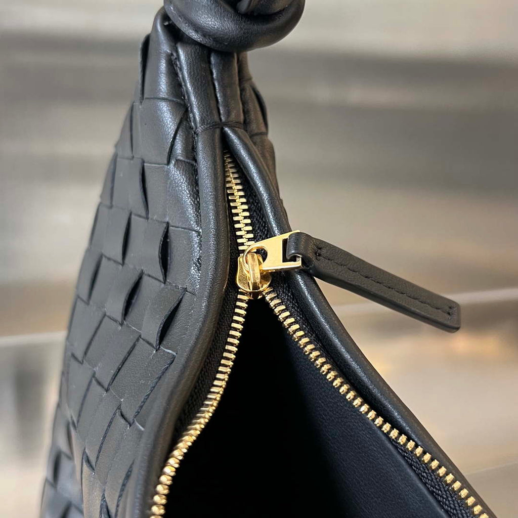 Bottega Veneta BV 764281 Medium Gemelli Black