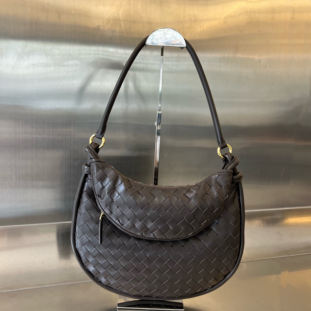 Bottega Veneta BV 764281 Medium Gemelli Dark Brown - Default Title - View 1