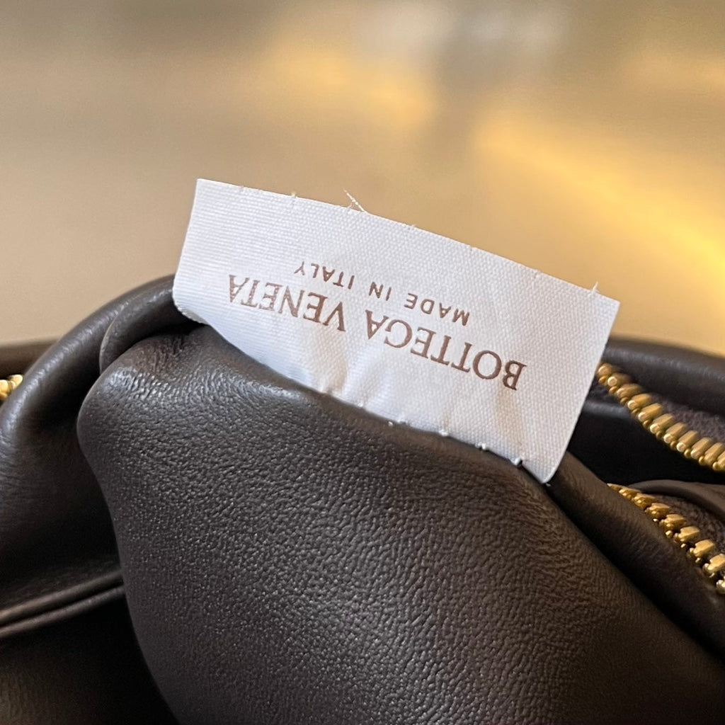 Bottega Veneta BV 764281 Medium Gemelli Dark Brown