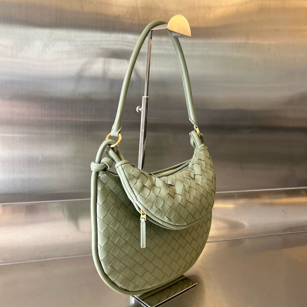 Bottega Veneta BV 764281 Medium Gemelli Light Green