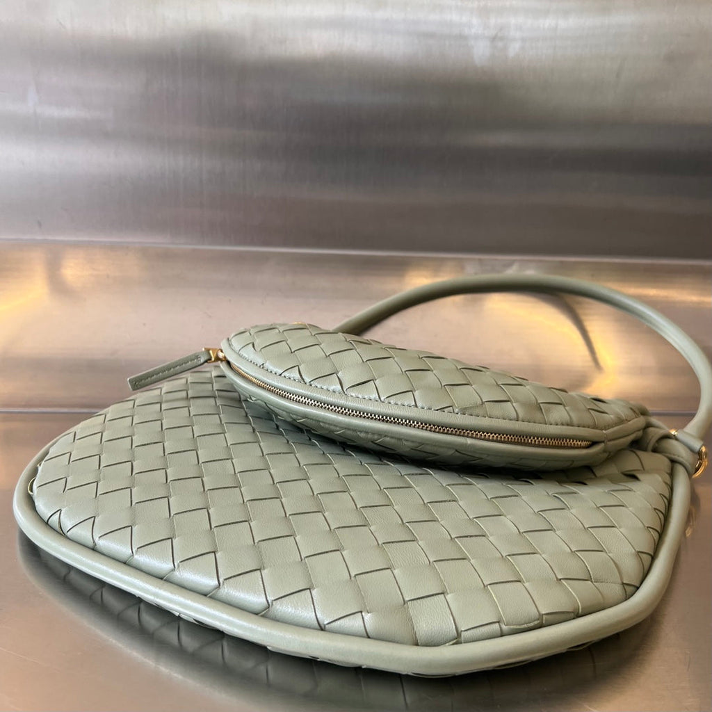 Bottega Veneta BV 764281 Medium Gemelli Light Green