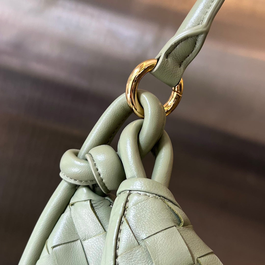 Bottega Veneta BV 764281 Medium Gemelli Light Green